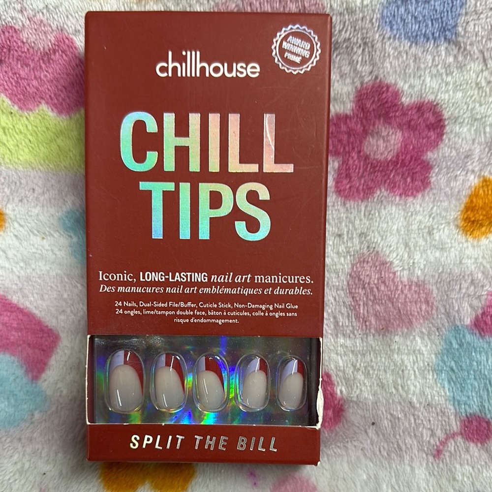 Hill House Chill Tips Press-On Nails - Split the Bill